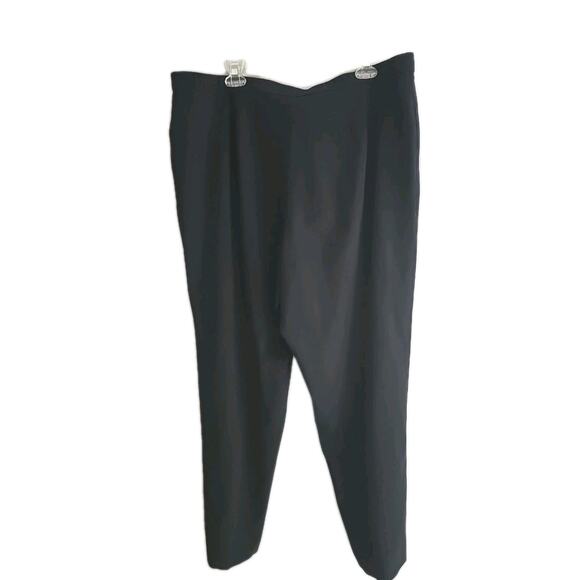 Haggar Black Straight Leg High Rise Business Career Casual Womans Plus Size 20W - Picture 2 of 5